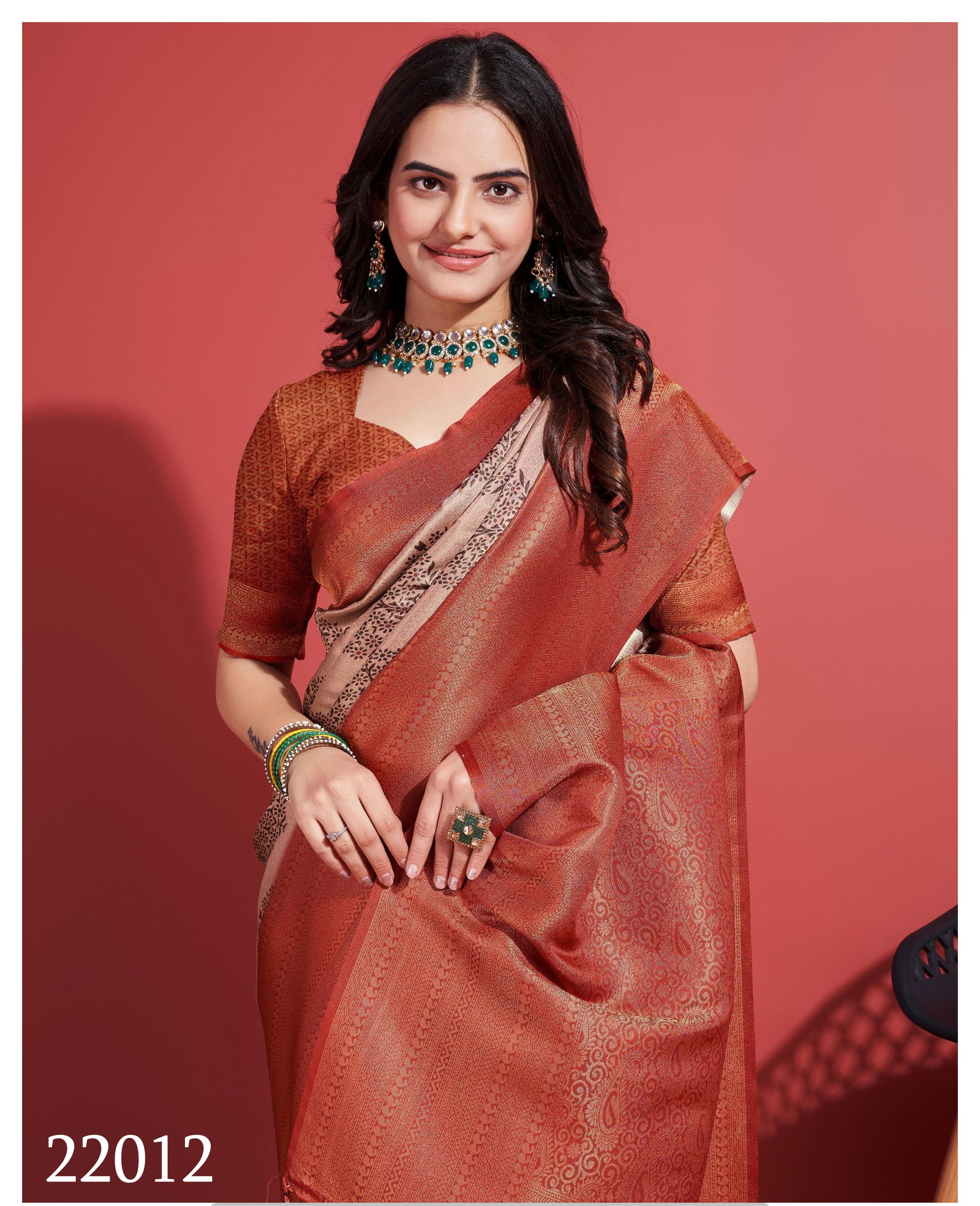 BK 8796 Dionne Vol 2 Pure Kuberapattu Digital Printed Sarees Wholesale Online